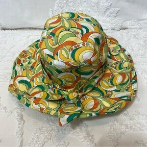 SCALA COLLEZIONE Women's Wired Floppy Hat Art-To-Wear Artsy Vibrant Beach Cruise